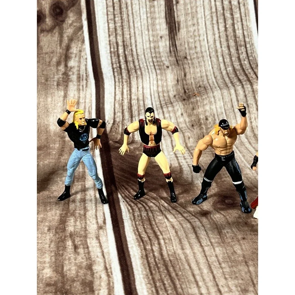 Wwe Nwo Steel Slammers Vintage 2.5’  1998 toy biz  Cast  figures Collectibles
